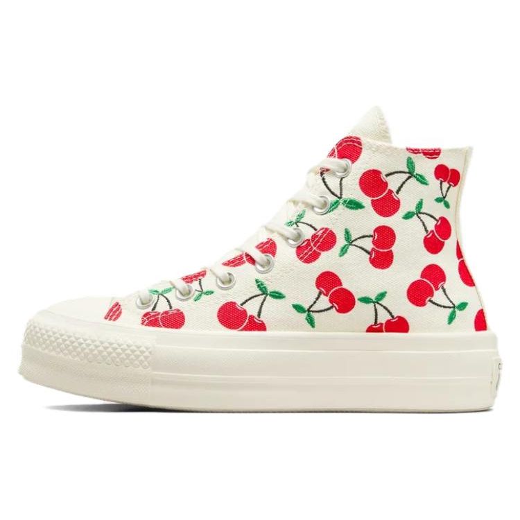 

Converse Chuck Taylor All Star Lift Unisex White Red Cherry A08096C 35