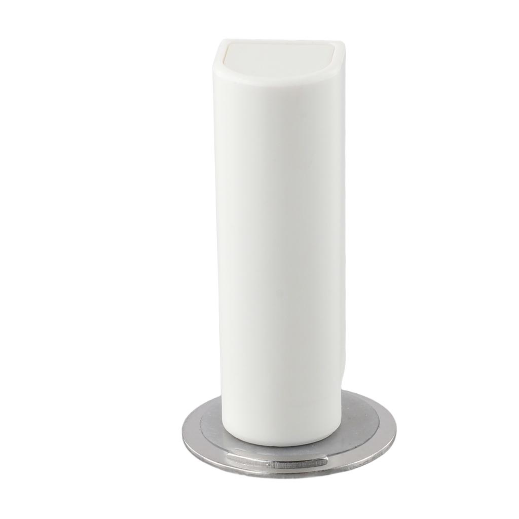 For Avoiding Door Damage Grey Stainless Steel Door Holder Door Hardware Protects Walls Sleek Design Convenient Heavy Use