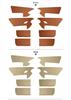 Volkswagen Jetta Sagitar (2015-2018) Interior Door Panel & Armrest Leather Upgrade