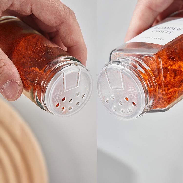 120ml Glass Spice Jars Set: Ideal for Cumin, Chili Powder, and More