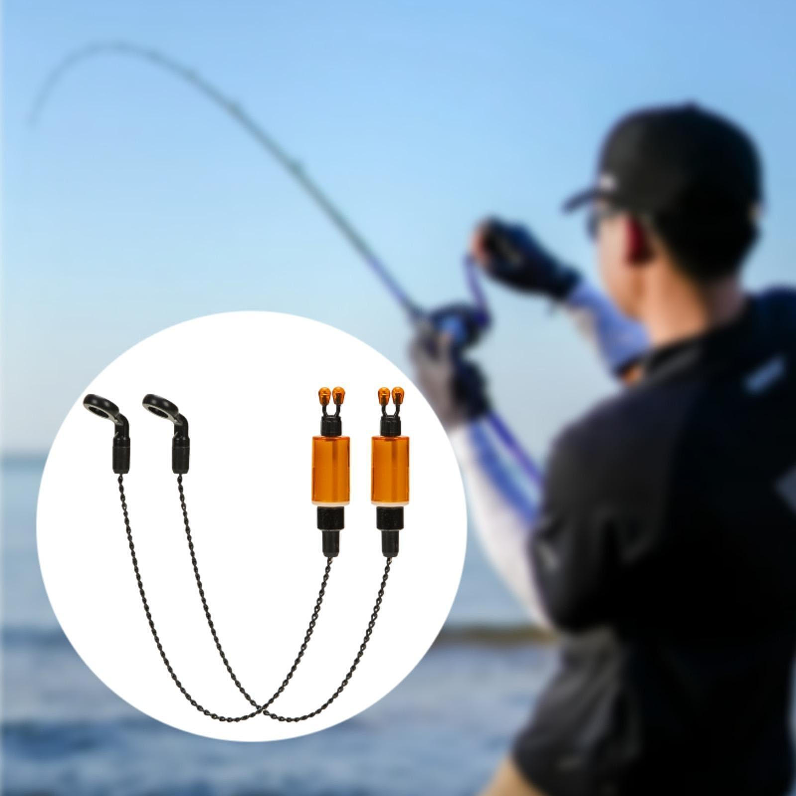 

2 шт. цепи для ловли карпа, практичные профессиональные портативные снасти для ловли оранжевый