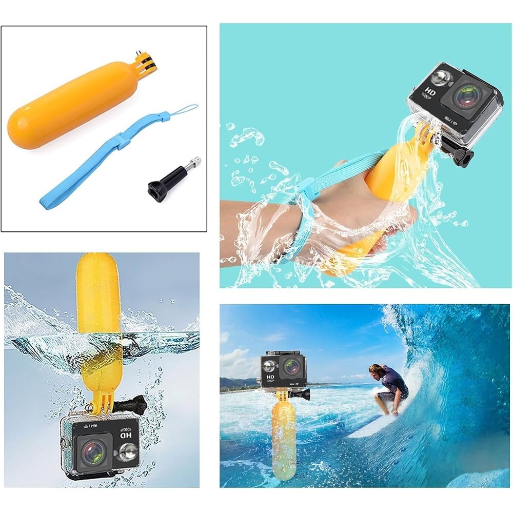 Kit de Montagem Esportiva 7 em 1 para Câmera de Ação AKASO Compatível com EK7000 / EK7000 PRO / V50 X / Brave 4 / Brave 4 PRO / Brave 7 LE / Bra