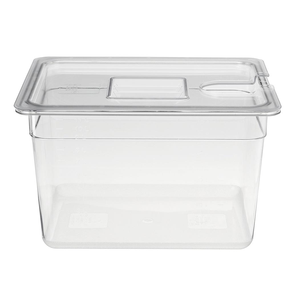 11L 11 Liter Water Tank Bath for Circulator Sous Vide Culinary Immersion Slow Cooker Cooking Tools Sous Vide Container with Lid