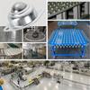 10 buc. Rulmenti de transfer cu bile Rotire la 360º Roti universale cu bile 10 role netede 20 suruburi de precizie Bile rotunde din otel carbon