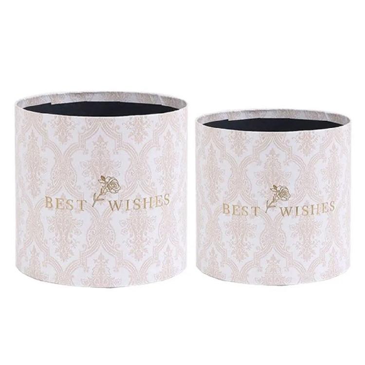 

Artistic Flower Presentation Box With Smooth Interior Easy To Clean Floral Container For Various Celebration белый