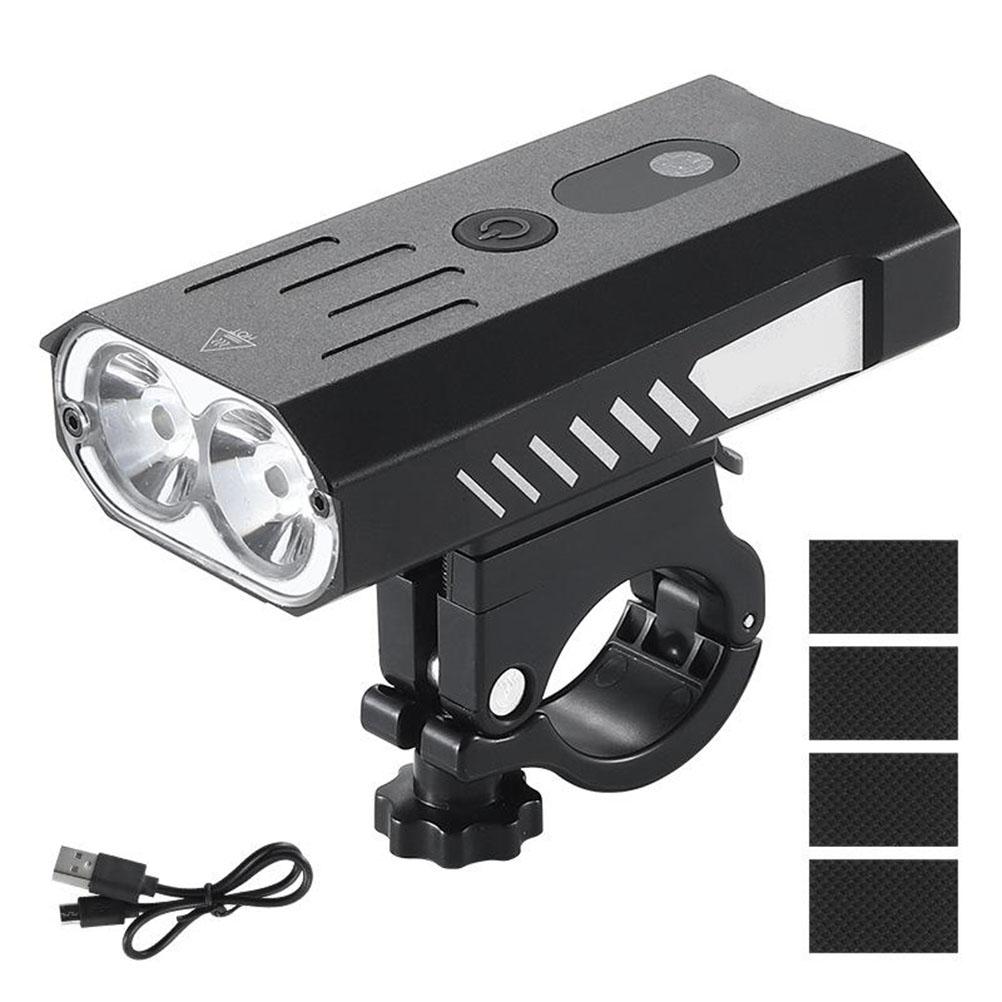 Super Bright Bike Front Light 800lm Rechargeable Auto Sensing Bike Headlight with 5 Light Modes for Cycling Hiking