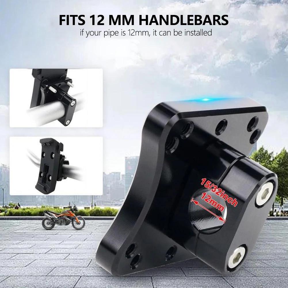 Motorcycle GPS Navigator Mount Compatible for Honda Africa Twin R1200 R1250 GS GSA Tenere 700 Super Tenere Tuareg 660 12mm