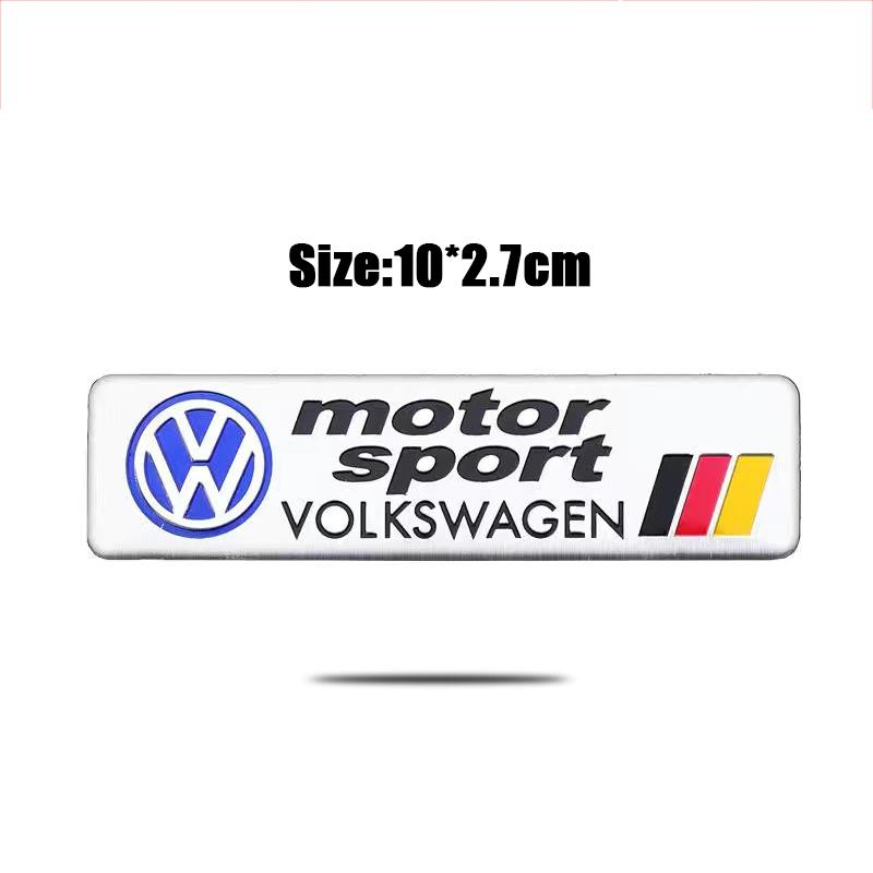 2025 Caldo Lega di Alluminio Adesivi Emblema Badge Auto Accessori Per Volkswagen VW R-line R GTI Polo Golf MK8 Touareg Passat Magot