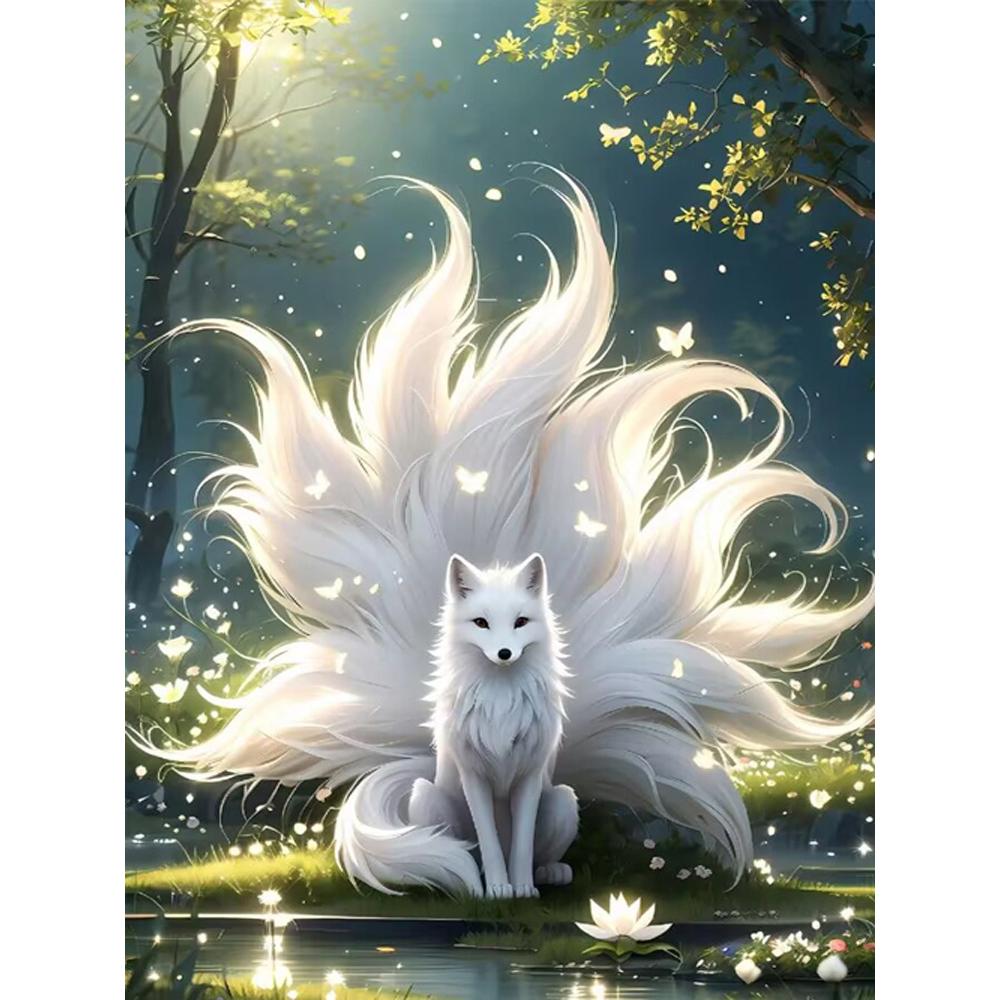 Fantasy Tier Fuchs Diamantmalerei Stickerei 5D DIY Neuankömmling Strassstein Bild Mosaik Kreuzstichsets Handgemacht Kindergeschenk