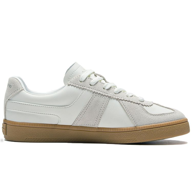 Li Ning Yun Chuan De Xun Shoes Comfortable Non-Slip Wear-Resistant Sneakers Low-Top Skate Shoes Men Sneakers Cloud-White AGCT383-1