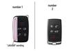 Genuine Cowhide Car Key Case for Jaguar XEL, XFL, XF, XE, F-Pace, XJ - Women's High-End Smart Model with Buckle.