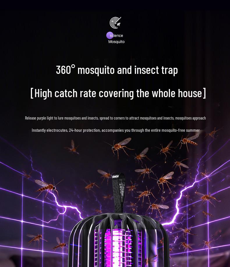 2026 Dual-Purpose UV Mosquito Killer Lamp for Indoor/Outdoor Use