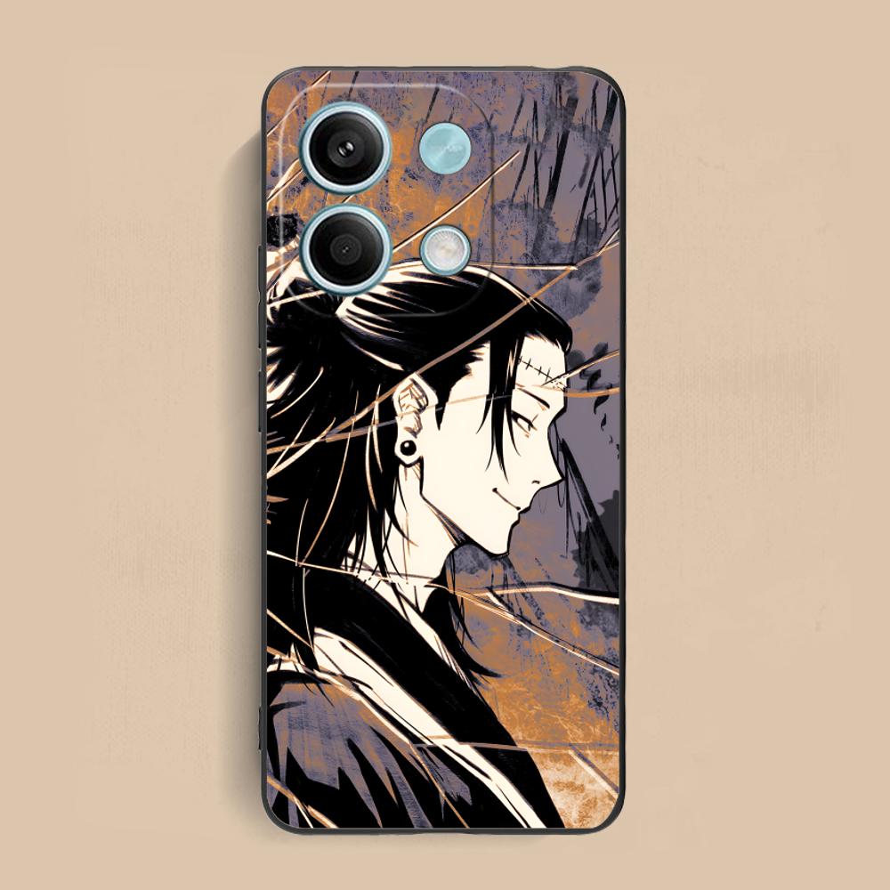 Jujutsu Kaisen Geto Suguru Phone Case for Xiaomi Redmi Note 14 13 12 11 S Pro Plus 4G 5G Colorful Printing Cover Luxury Pretty
