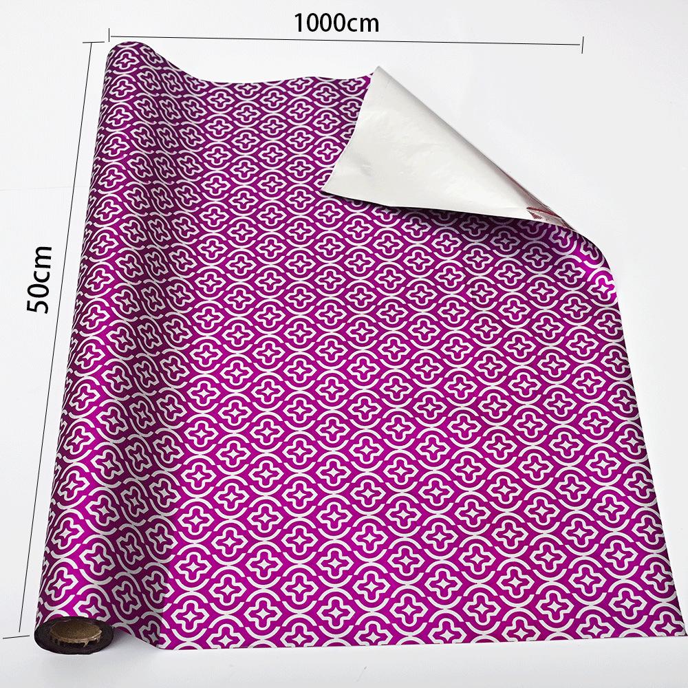 5m/10m Waterproof PVC Gift Wrapping Paper Christmas Birthday Floral Packaging Paper Moisture Proof Oil Resistant Craft Paper