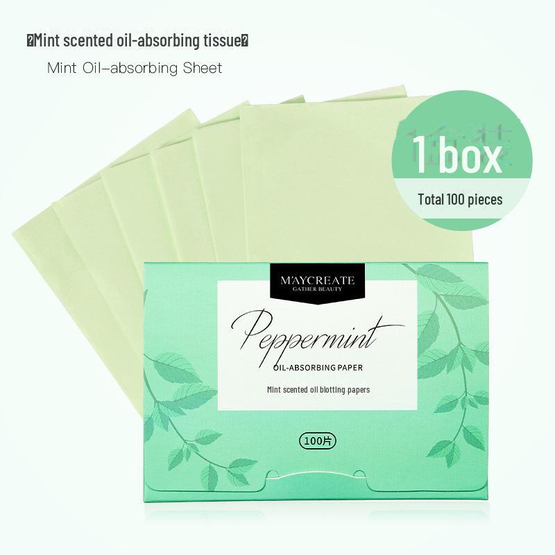 Jianmei Chuangyan Portable Scented Facial Oil-Absorbing Sheets - 100 Pieces