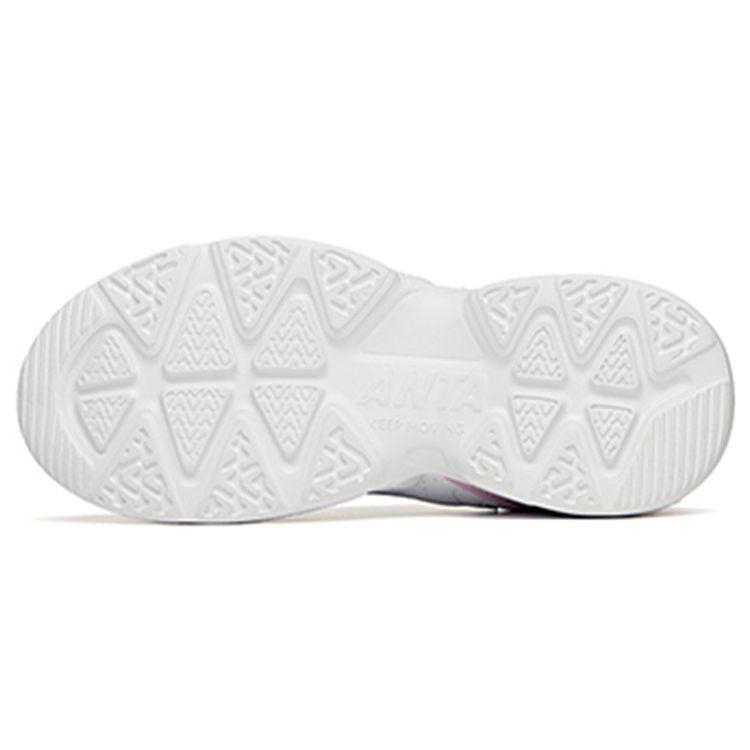 Anta Lifestyle Series Mesh Dad Shoes Women Sneaker Pink Purple Red 922118823-3