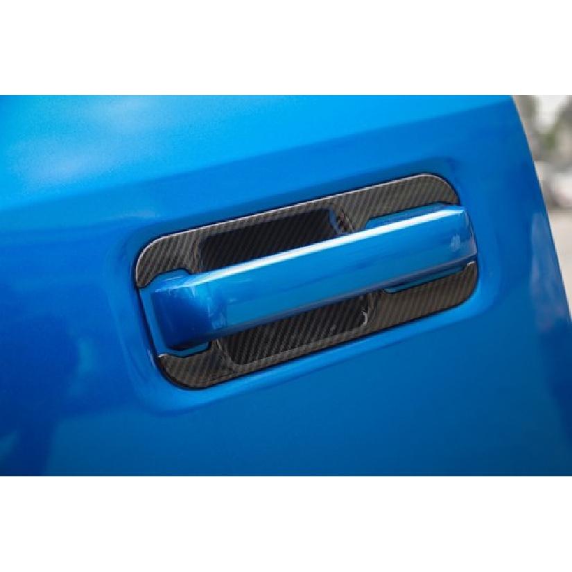 Carbon Fiber Exterior Door Bowl Handle Trim Cover for Ford F150 2014+Accessories