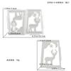 DIY Christmas Candlestick Silicone Mold Deer Snow Lantern Shaped Candle Gypsum Base Epoxy Resin Mold Home Decoration