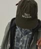 MAGOODGAN Headwear 9314 Pigment Baumwolle Schriftzug Braun Baseballkappe