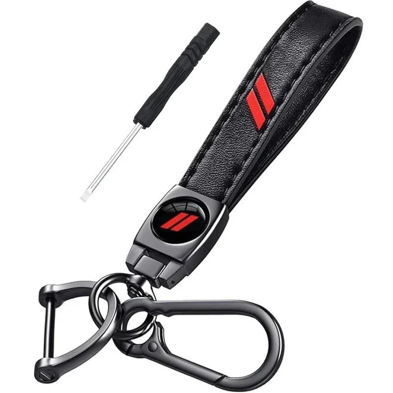 2025 Hot Luxury Leather Keyring Fashion Car Logo Keychain Pendant for Volkswagen Golf Passat Jetta Touareg Tiguan Polo Sharan Sa