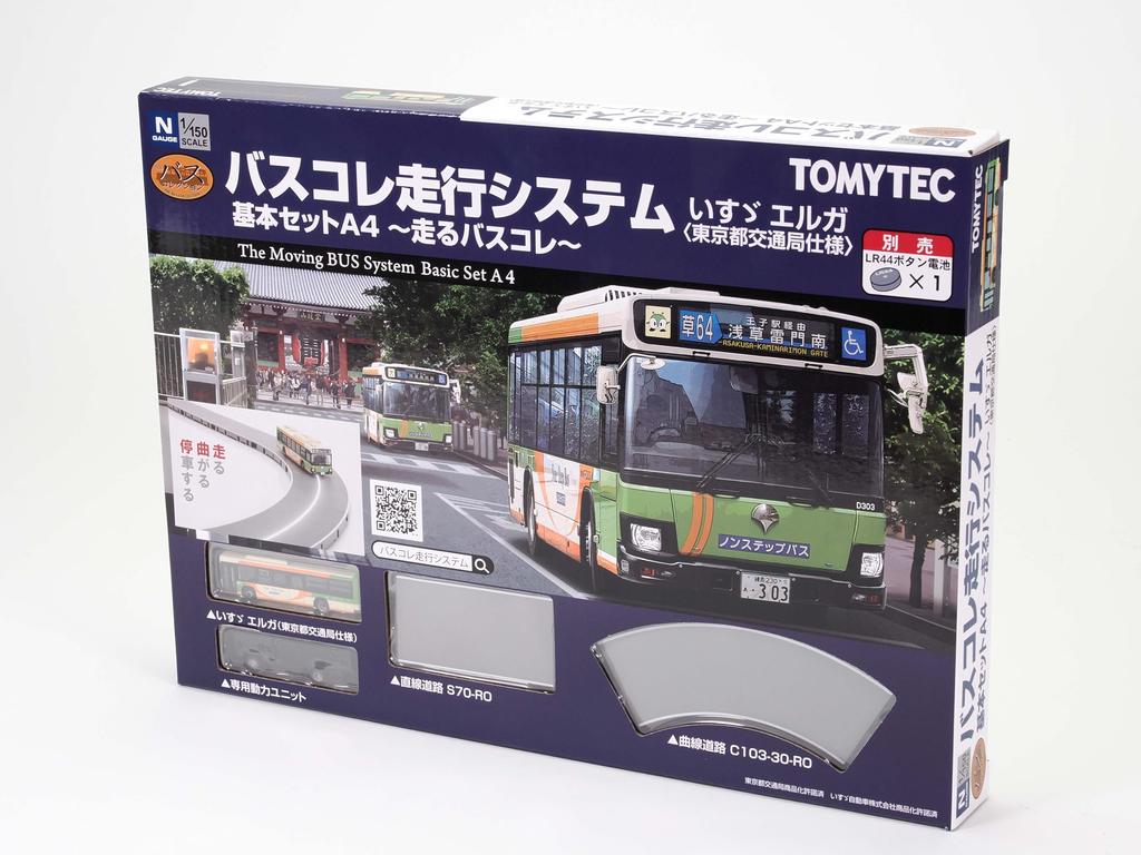 TOMYTEC The Bus Collection Bus Collection Running System Basic Set A4 Isuzu Elga Tokyo Metropolitan Bureau of Transportation Specification Diorama