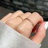 Own Daria Flat Chain Ring (3-pun, 5-pun, 7-pun, 1-don / 14k Gold)