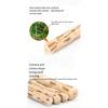 1PC Premium Coffee Wood Dog Chew Toy - Durable, Teeth Cleaning, Breath Freshening, Boredom Relief & Destruction Prevention