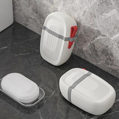 Fashion Portable Sealed Waterproof Soap Box for Travel Hiking and Camping - Draining Design