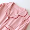 Pure Cotton Knit Maternity Pajama Set - Long Sleeve Nursing Cardigan for Spring & Autumn