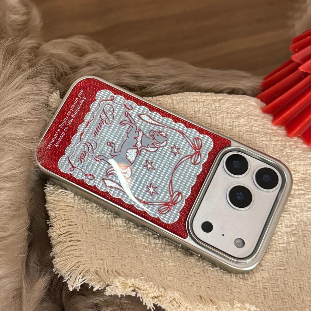 Artistic Pony Phone Case Bracelet for iPhone 16, iPhone 17, iPhone 17 Pro Max