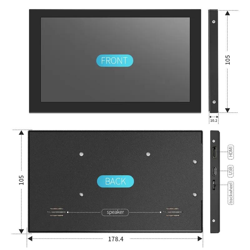 7 Inch IPS Touch Screen Monitor External Screen HDMI LCD for Raspberry Pi Orange Pi Windows PC Cortical Case Portable Monitor