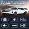 1:24 Cadillac Escalade SUV Alloy Car Die-cast Metal Model Business Car Sound and Light Desktop Collection Decoration Gift Boy Display Ornaments