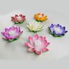 LED Double Petal Lotus Night Light Floating Water Sensor FlowerColor Light Garden Fish Tank Decoration Festive Wishing Light