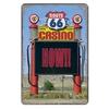 USA Route 66 Metal Signs Wall Poster Plaque Warning Sign Vintage Iron Painting Decoration for Home Cafe Living Room Club Bar