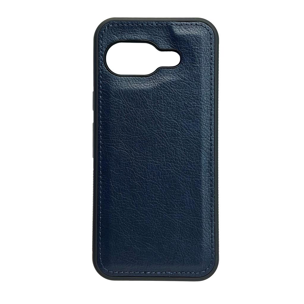 For Google Pixel 9a Case Calf Texture PU Leather Anti Fingerprint Back Phone Cover