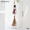 Christmas Wooden Letter Round Ornament - Tree Decoration and Home Décor