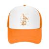 Whimsical Woodland Bunny Blossom Cha Mesh Baseball Cap Casual Hat Outdoor  For Womens Unisex FeUnisex