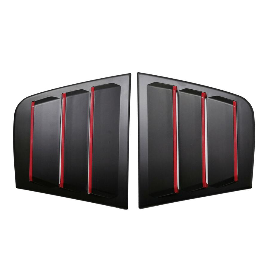 For 2011-2021 Dodge Charger Window Scoop Side Louver Air Vent Cover Trim Black
