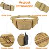 Tactical Outdoor Concealed Carry Waist Pack with MOLLE System