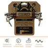 Orange CRUSH Patch Cable X 3, 6in15cm, 14" Angled CA038 Guitar Patch Cable