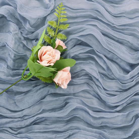 Table Flag Solid Color Pleated Design Bohemia Style Wedding Table Runner Special Events Wedding Decoration