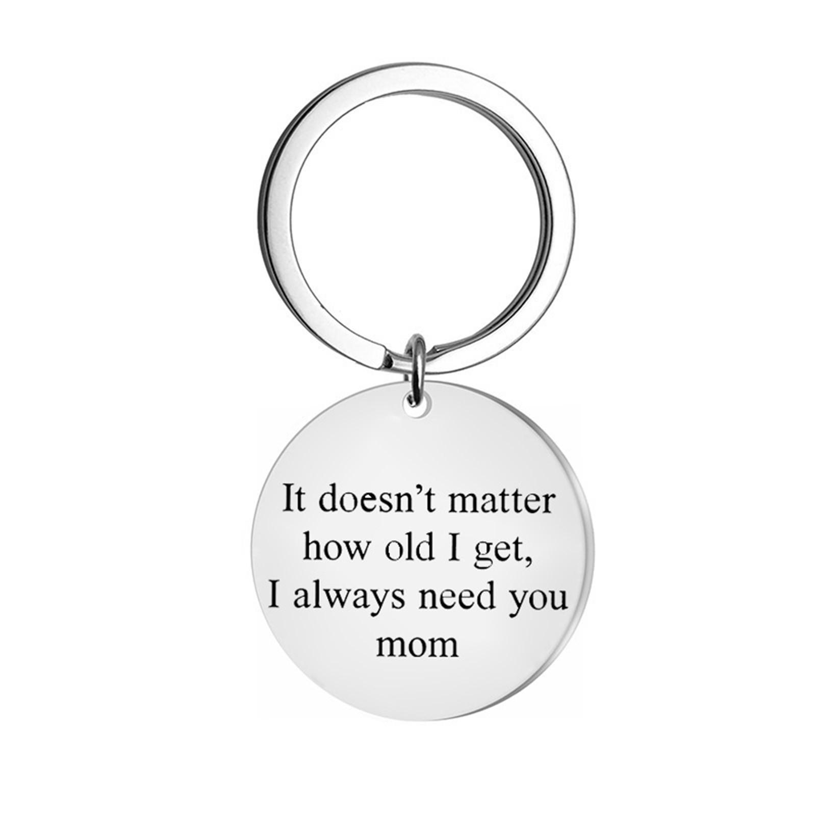 Birthday Gift for Mom Day Big Keychain, Mother s Day Gift,Modern,