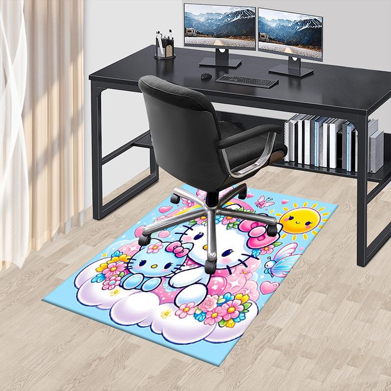 1 szt. Dywanik Hello Kitty Dywanik do biura Mata zewnętrzna Dekoracja domu Dywanik obszarowy Prezent festiwalowy