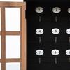 Key Cabinet Milana Black 9 Hooks Wooden