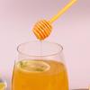 2Pcs Honey Mixing Stirrer Plastic Dipper Smooth Honey Comb Stick Spoon Grooved Honey Wand for Collecting Dispensing Drizzling Jam