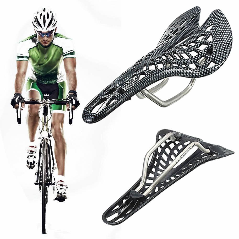 Bicycle Spider Saddle Hollow Breathable Ultra Light Carbon Fiber Saddle Bicycle Cushion