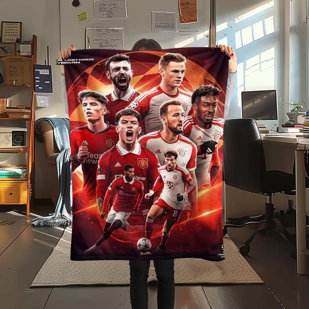 The Gunners Print FlAannel Blanket, High quality Comfortable for All Seasons, Home Decor, Warmth and Comfort