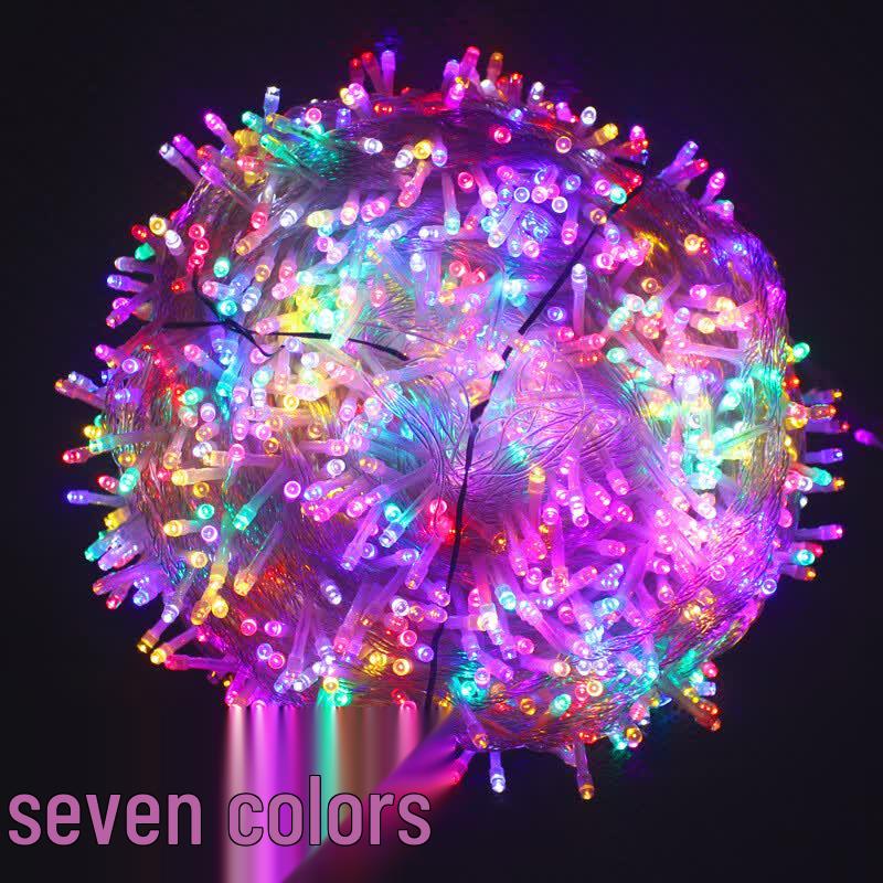 Kuilu LED Multi-Color Twinkle Outdoor String Lights