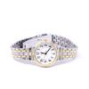 Seiko Alba Women's Quartz Wristwatch AE GK425 Stainless Steel Two-tone Waterproof 5 ATM Analog Ladies White Dial