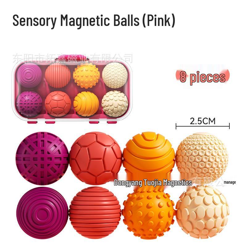 Magnetic Sensory Silicone Ball Stress Toy